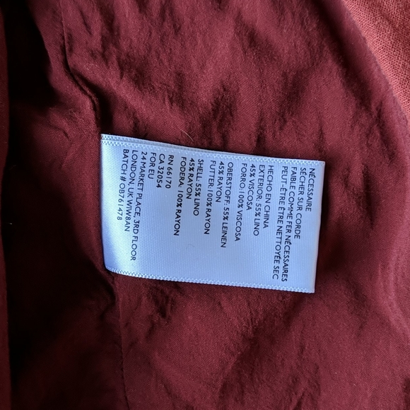 UO Amber Linen Buttondown Sundress - Picture 6 of 10